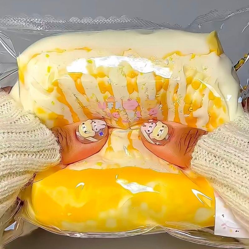 Creamy Corn Tart Silicone Squishy