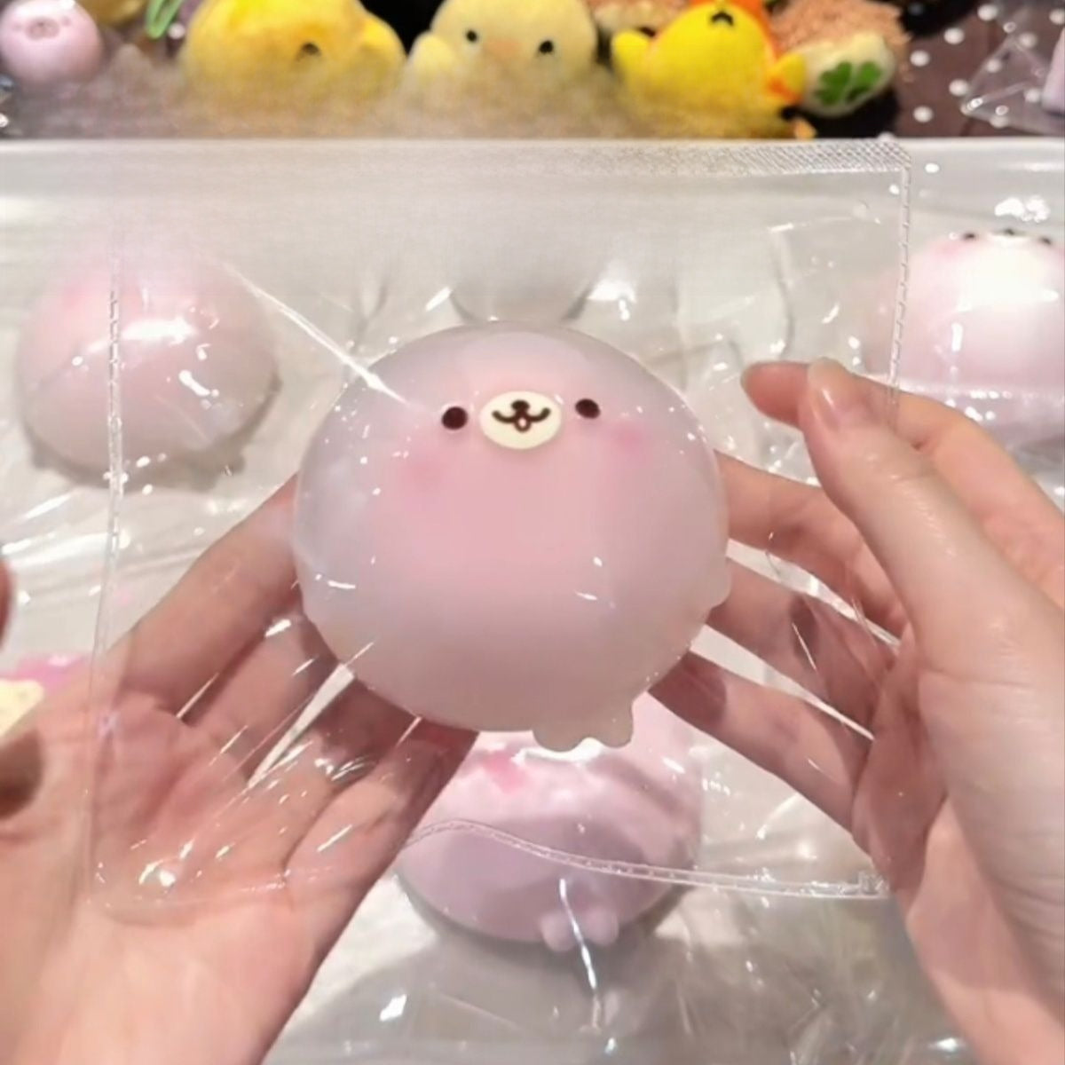 Sesame Mochi Silicone Squishy