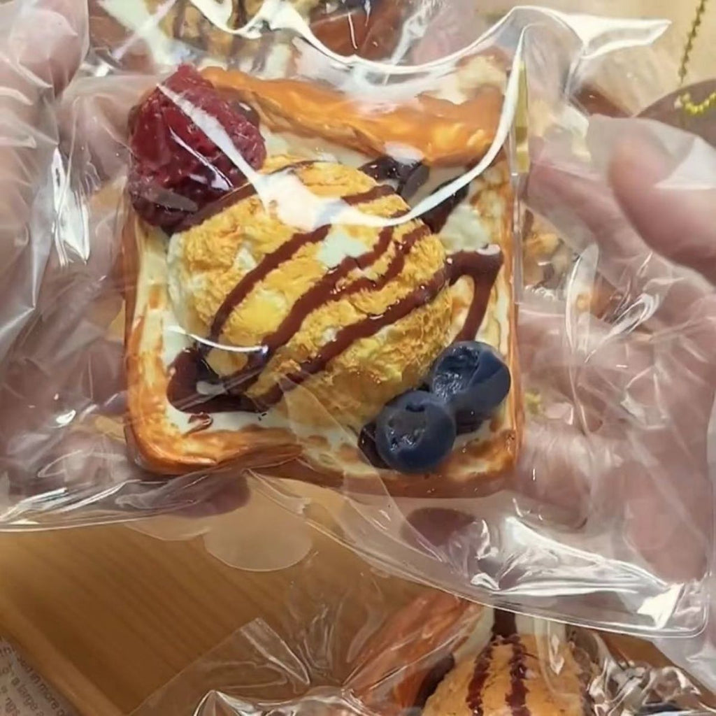 Ice Cream French Toast Slow-Rise Squishy