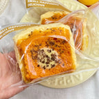 Charcoal Cheese Chocolate Toast Squishy