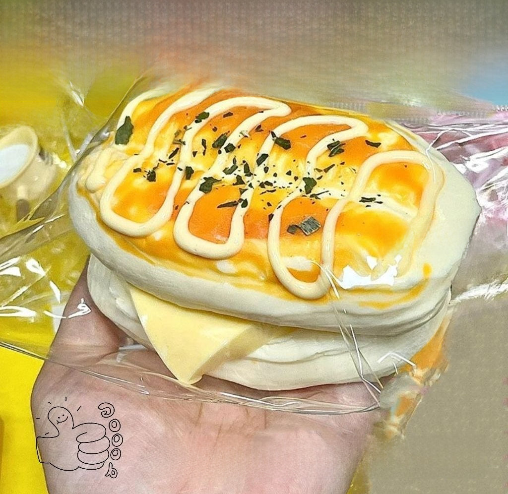 Cheese-Filled Fried Dough Squishy