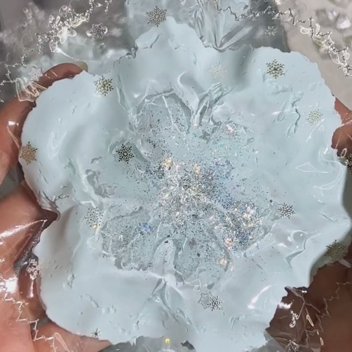 Snowflake Silicone Squishy