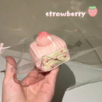 Strawberry Chocolate Square Cake Squishy