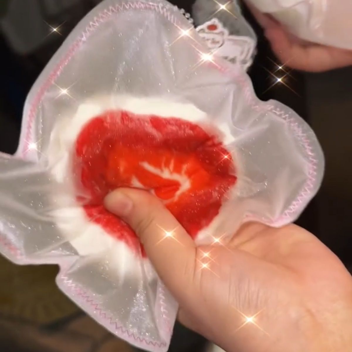 Strawberry Yogurt Silicone Squishy