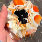 Orange Milk Tea Boba Pudding Squishy