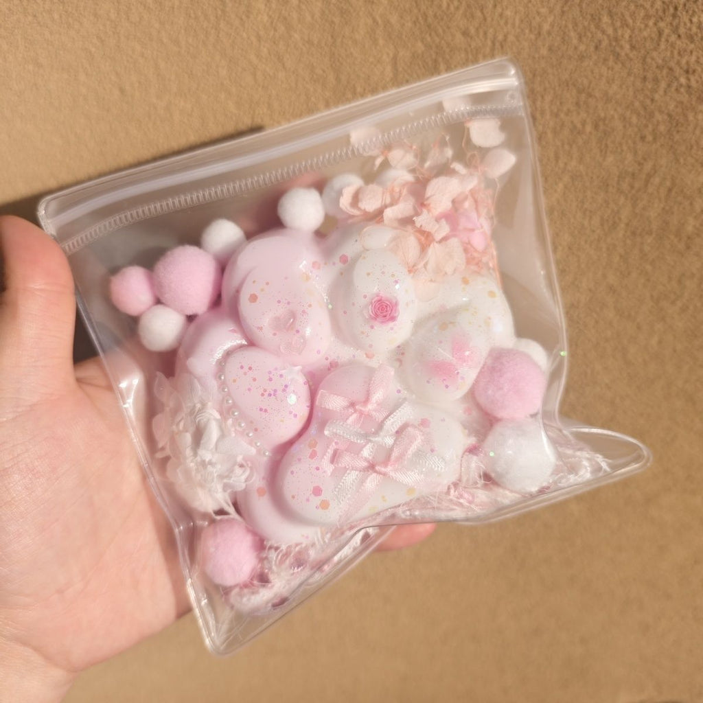 Pink Cat Paw Silicone Squishy