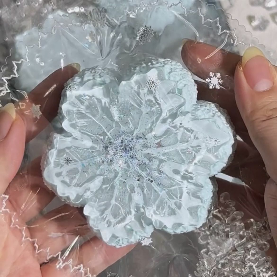Snowflake Silicone Squishy