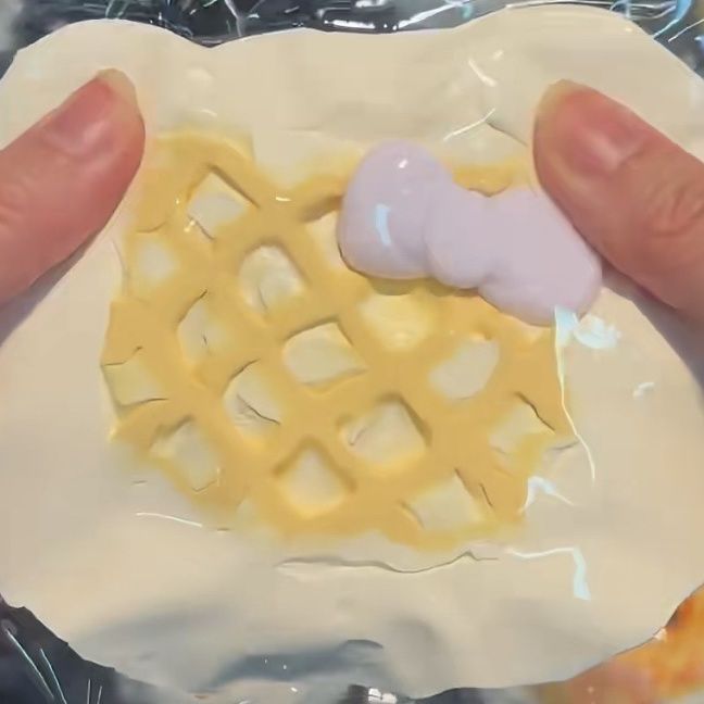 Cute Cat Waffle Silicone Squishy