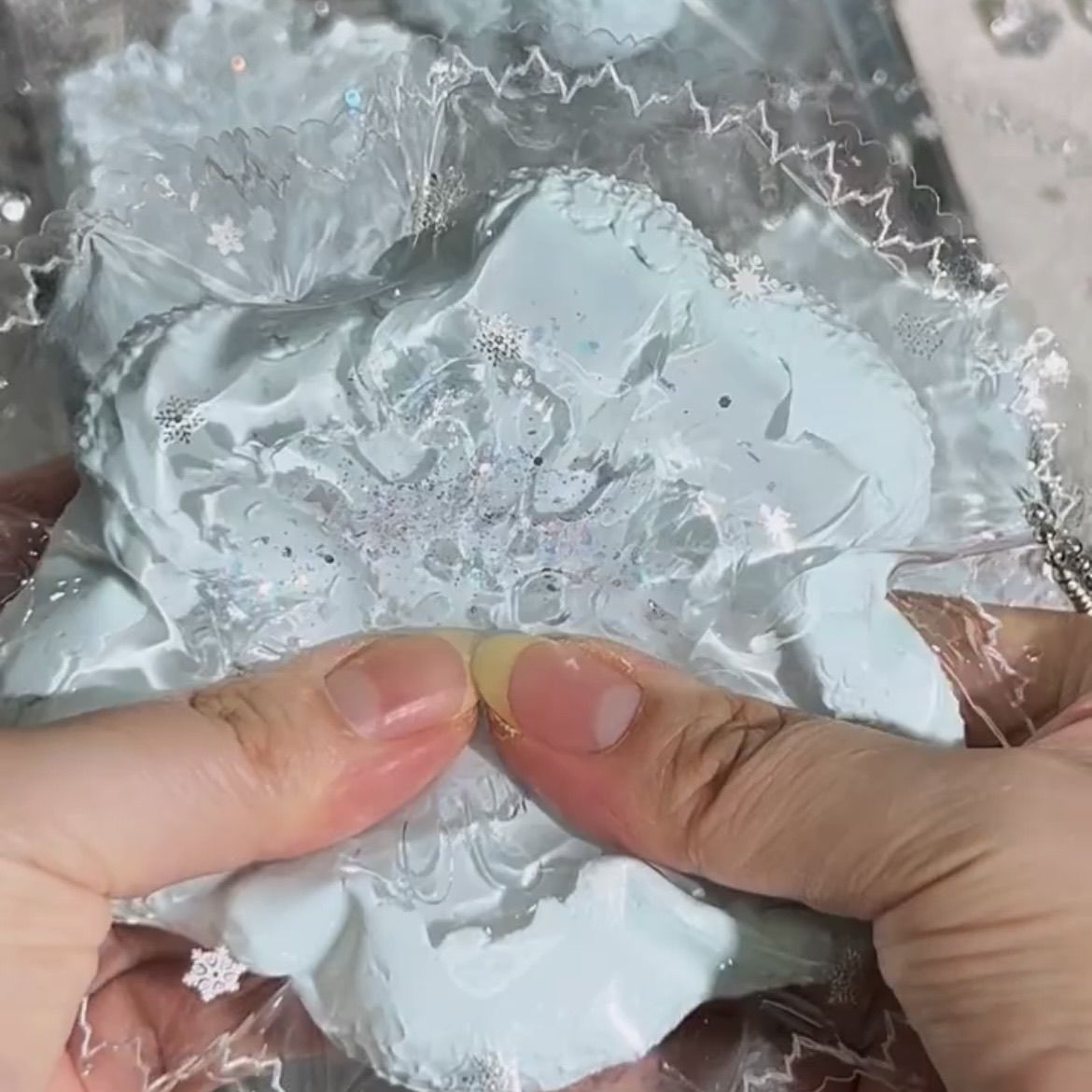 Snowflake Silicone Squishy
