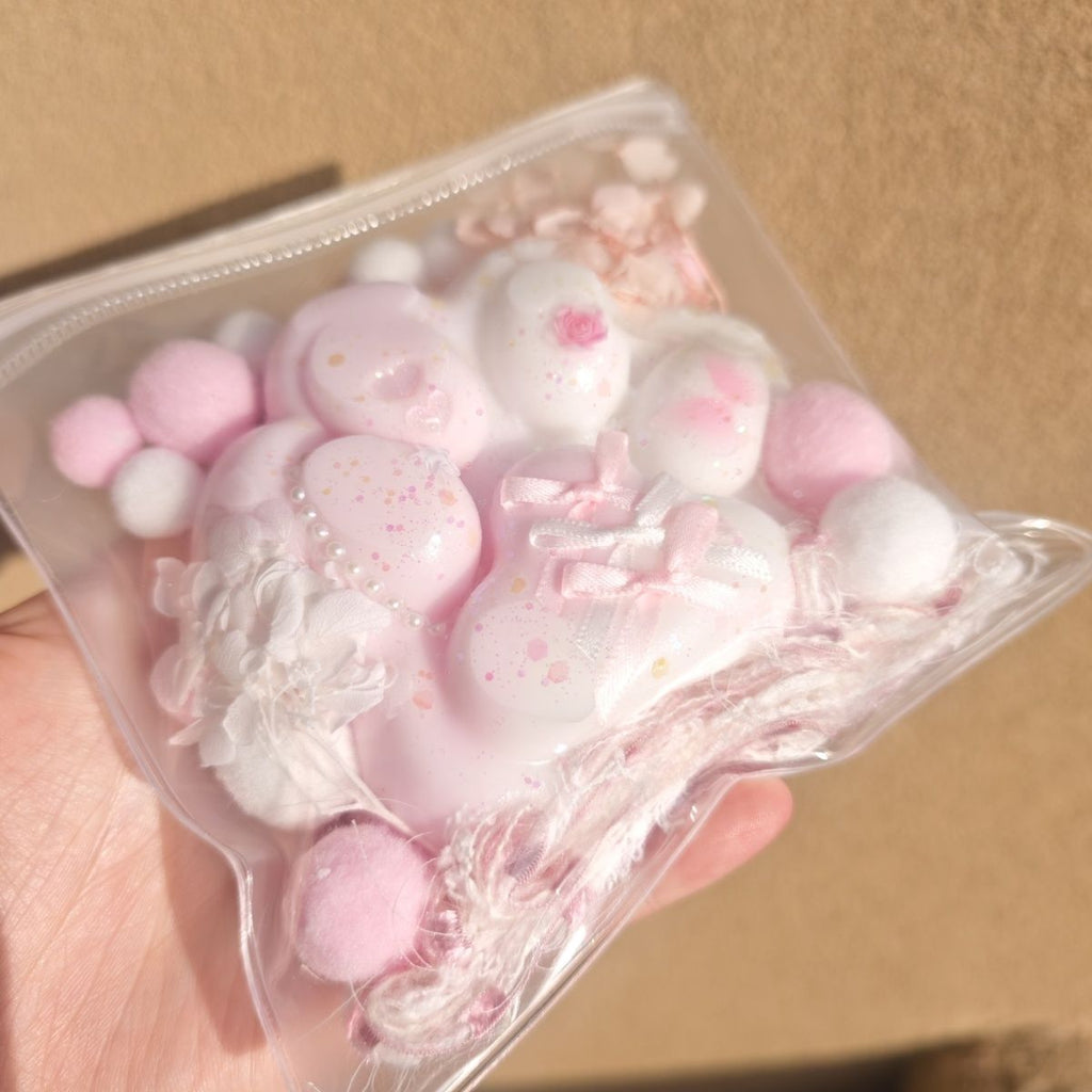 Pink Cat Paw Silicone Squishy