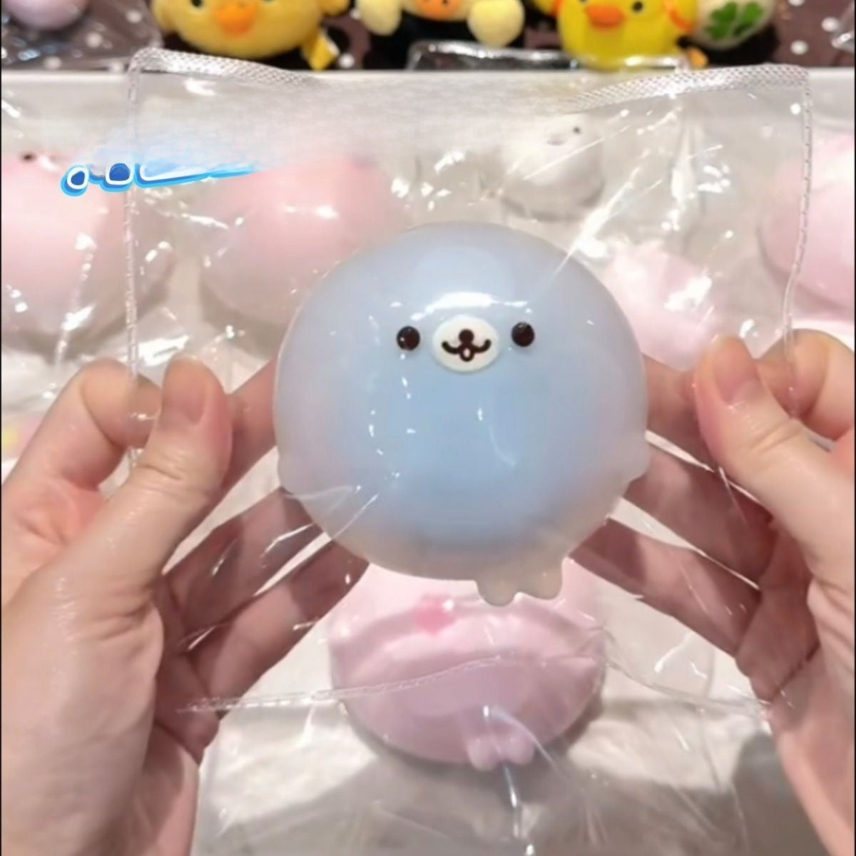 Sesame Mochi Silicone Squishy